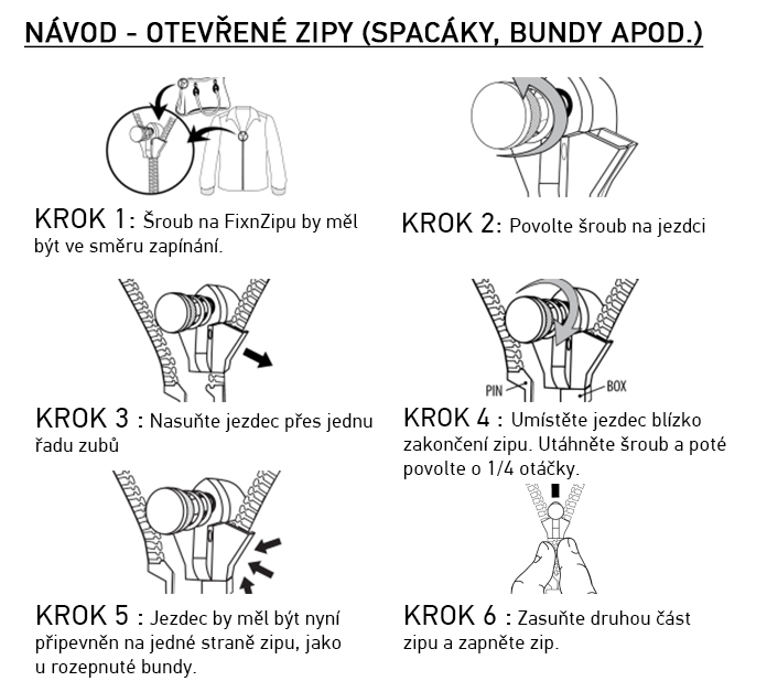 Jak opravit zip na spacáku?
