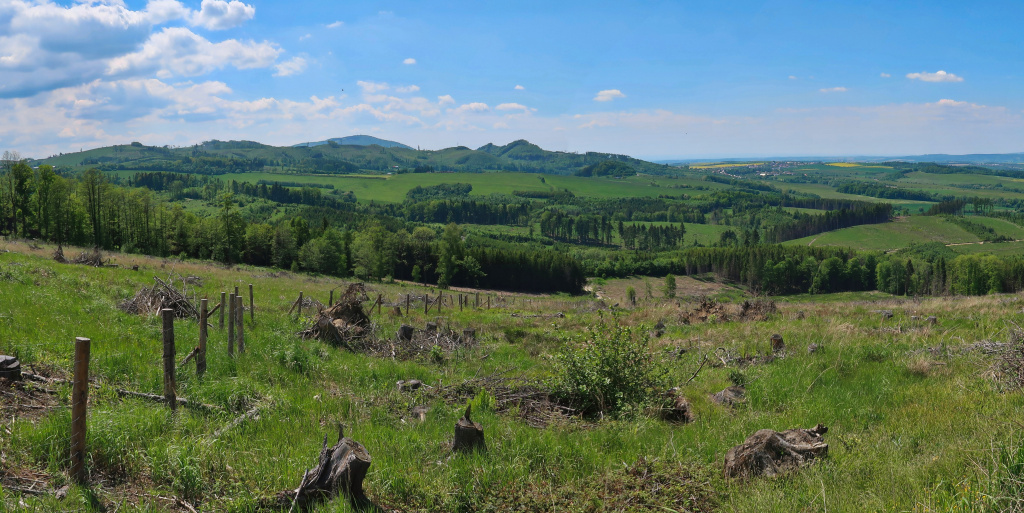 Hostýnské vrchy panorama 