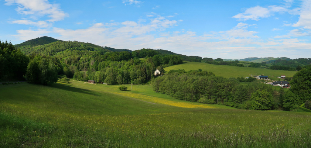 Hostýnské vrchy panorama