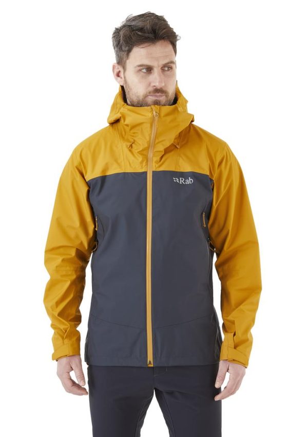 Rab_Arc_Eco_Jacket_DarkButternut_Beluga_on_model_02
