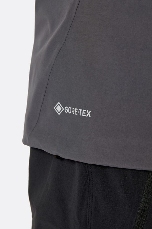 Pánská nepromokavá bunda Rab Ladakh GTX v sobě snoubí vysokou odolnost s výbornou prodyšností díky použité technologii Gore-Tex C-Knit.