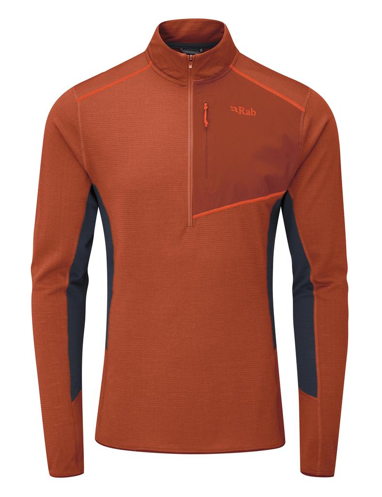 Lehká mikina Rab Syncrino Light Fleece kombinuje ty nejlepší vlastnosti syntetického vlákna a přírodní merino vlny.