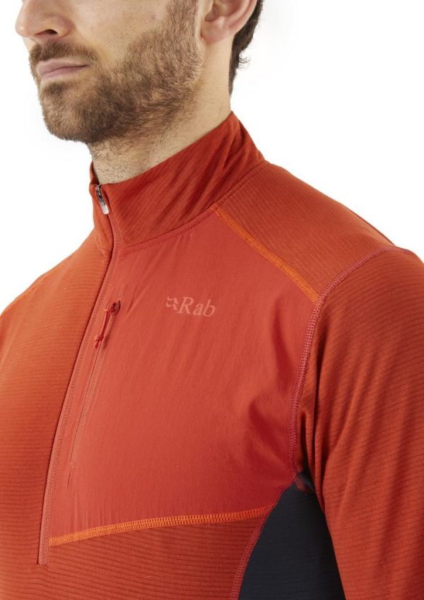 Lehká, univerzální mikina Rab Syncrino Light Fleece Pull-On