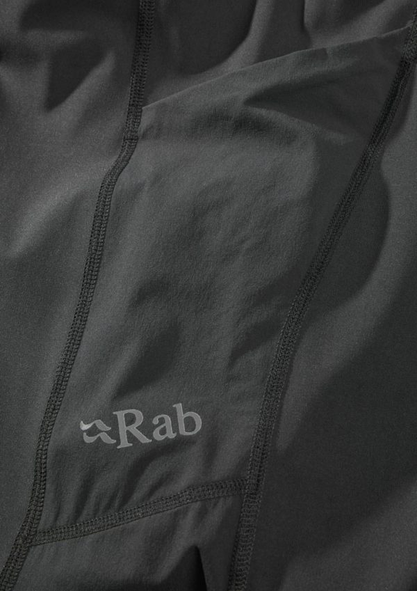 Pánské černé kalhoty Rab Talus Tight logo Rab
