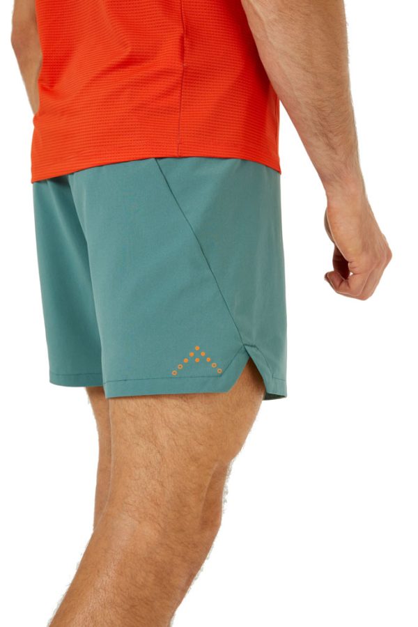 Pánské šortky Rab Talus Active Green Dusk reflexní logo kolekce Skyline