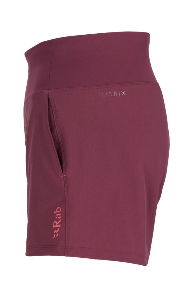 Dámské šortky Rab Momentum Shorts Deepheather