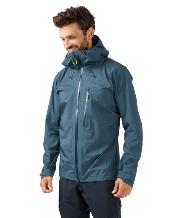 Rab Latok Gore-Tex Paclite Plus je ultralehká, nepromokavá záložní bunda ze špičkového materiálu 13D GORE-TEX PACLITE® Plus pro všechny horaly a horolezce.