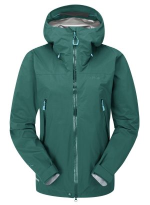 Rab Kangri GORE-TEX PACLITE® Plus je dámská záložní nepromokavá bunda ze špičkového 100% recyklovaného materiálu GORE-TEX PACLITE® pro horské túry a výstupy